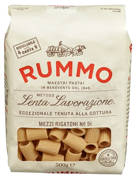 Rummo no51 mezzi rigatoni  500g