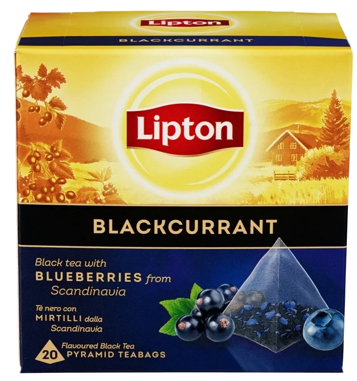 Svart te Blackcurrant 20-pack