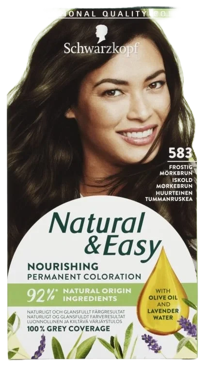 Natural & Easy 583 Frostig Brun Hårfarge