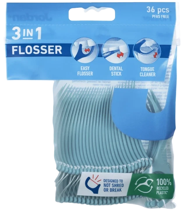 Jordan Flosser Flosser 3-In-1 36stk