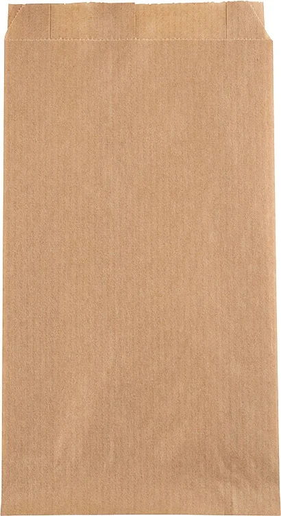 Hot Dog Pose Brun 19x10cm Papir med Fals