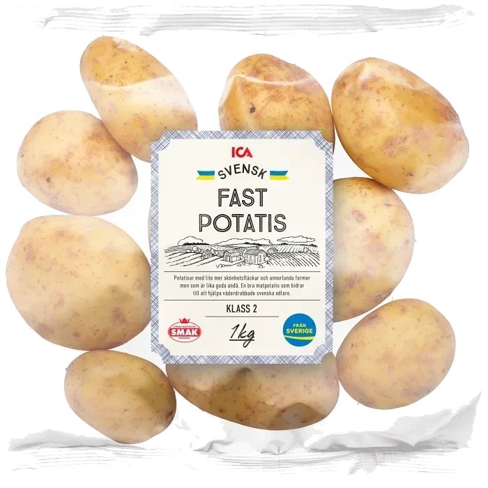Fast potatis 1kg Klass 2 ICA