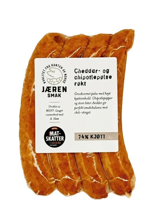 Pølse Cheddar &Chipotle Ca260g Meny