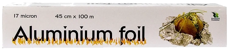 Aluminiumsfolie 45cm Rl A 100mt Tykk Type 17micron