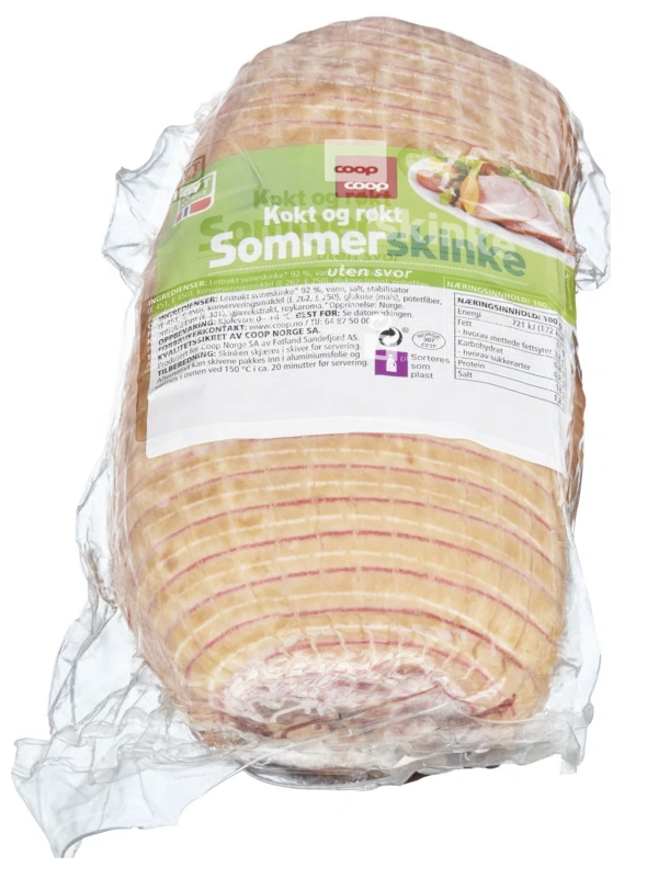 Coop Sommerskinke uten Svor ca 1kg