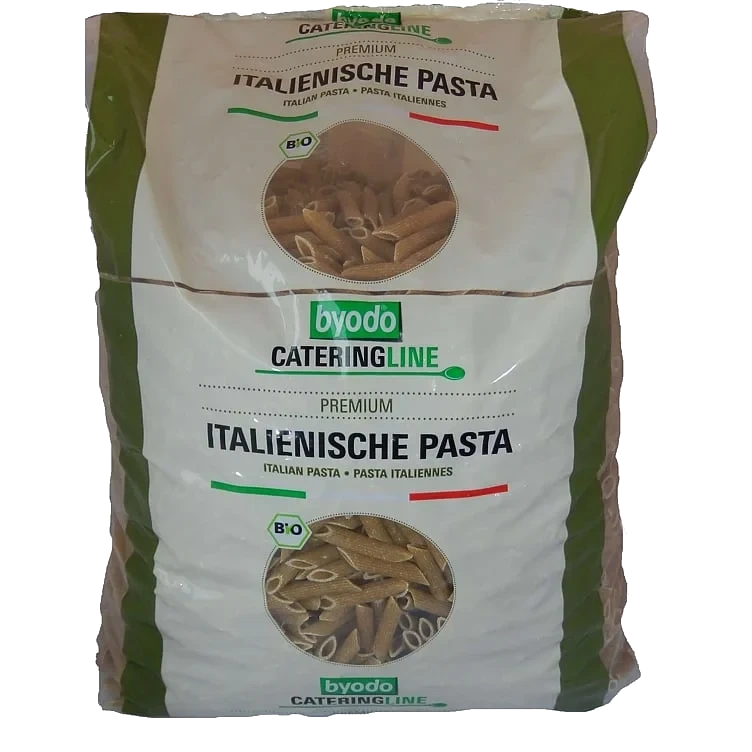 Pasta Penne, Fullkorn, Øko 5kg