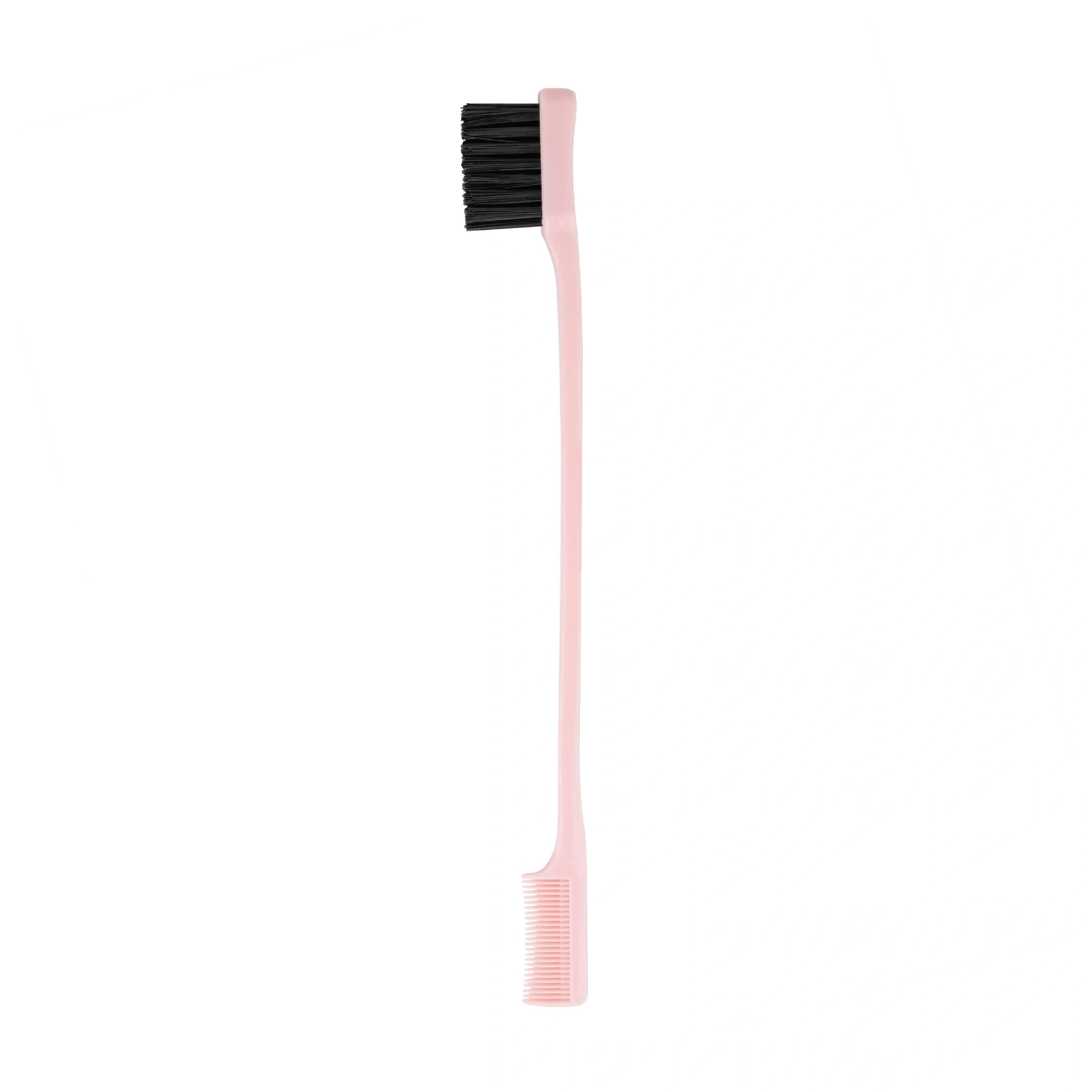 Brushworks Edge Brush & Comb, Rosa, 1 stk.