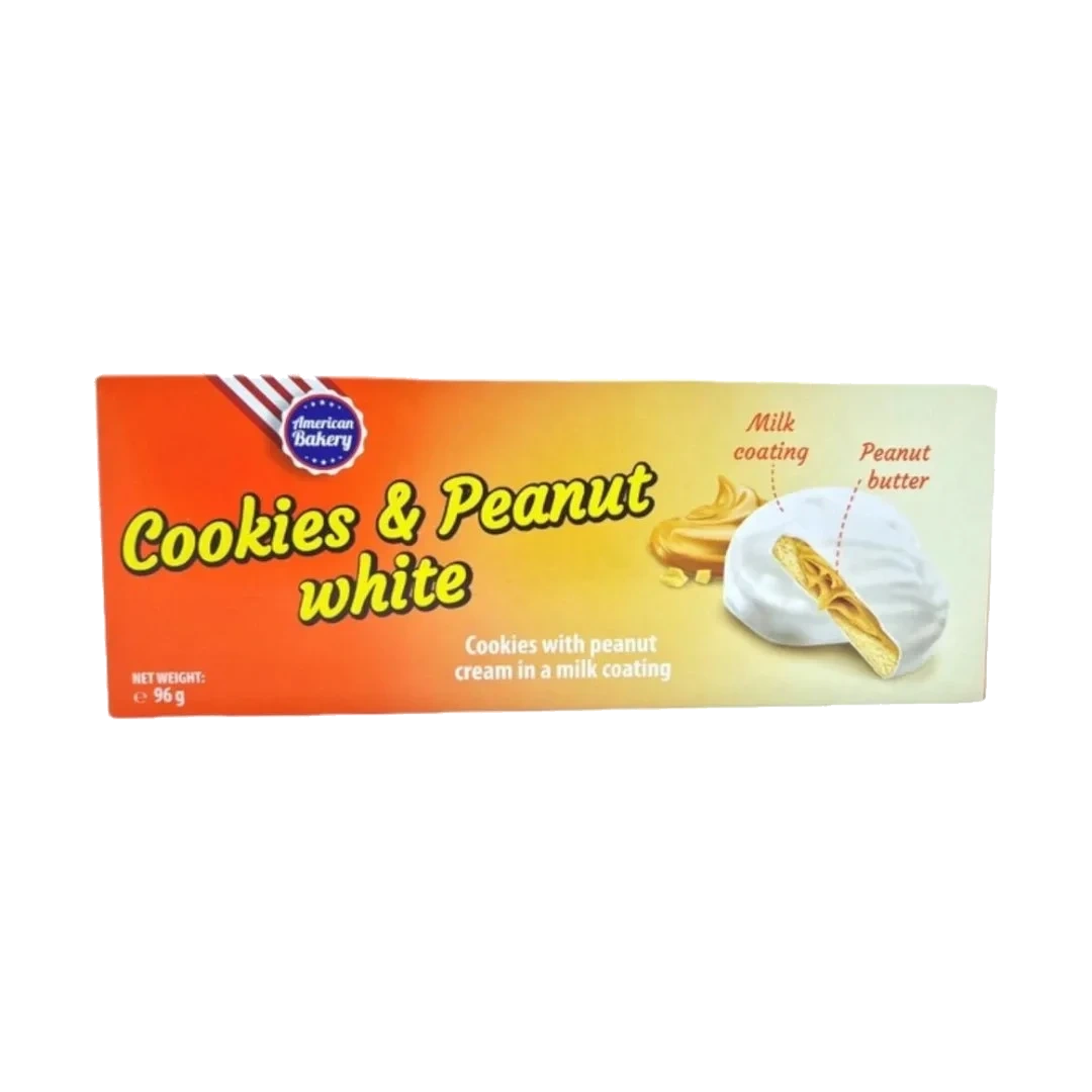 American Bakery Cookies & Peanut White 96 g