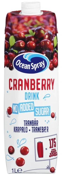 Tranebærjuice Lett 1l Ocean Spray