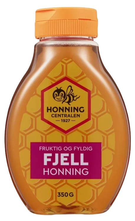 Fjellhonning Flytende 350g Honningsentralen