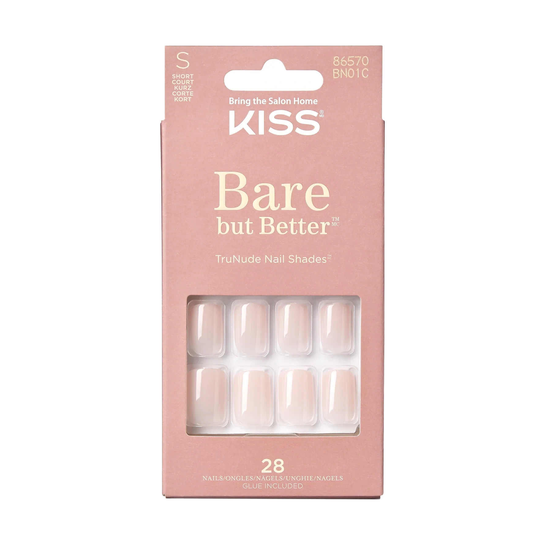 Kiss Bare-But-Better - Nudies 28 pcs