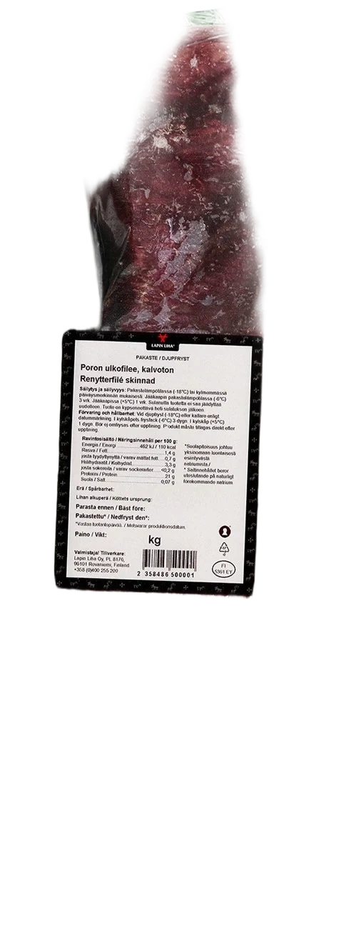 Renytterfilé skinnad cirka 400g