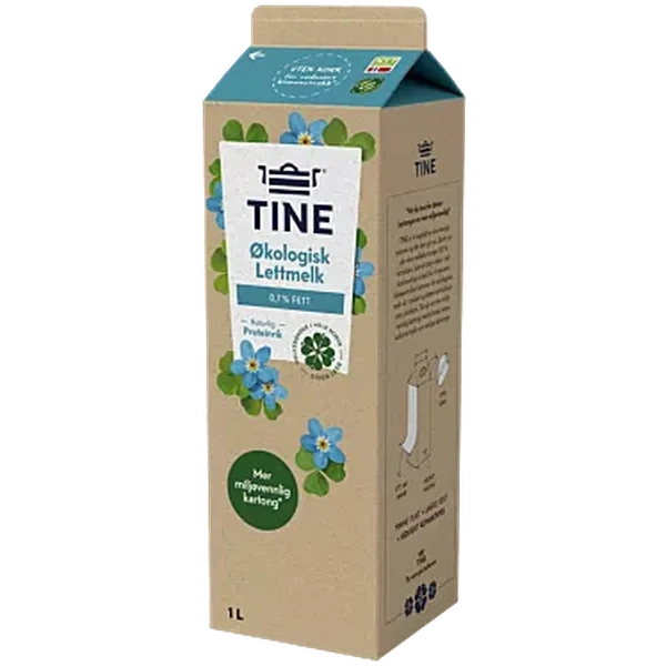 Tinemelk Lett 0.7% Økologisk 1l Tine