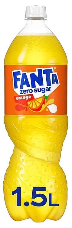 Fanta Orange Zero Sugar 1,5l flaske