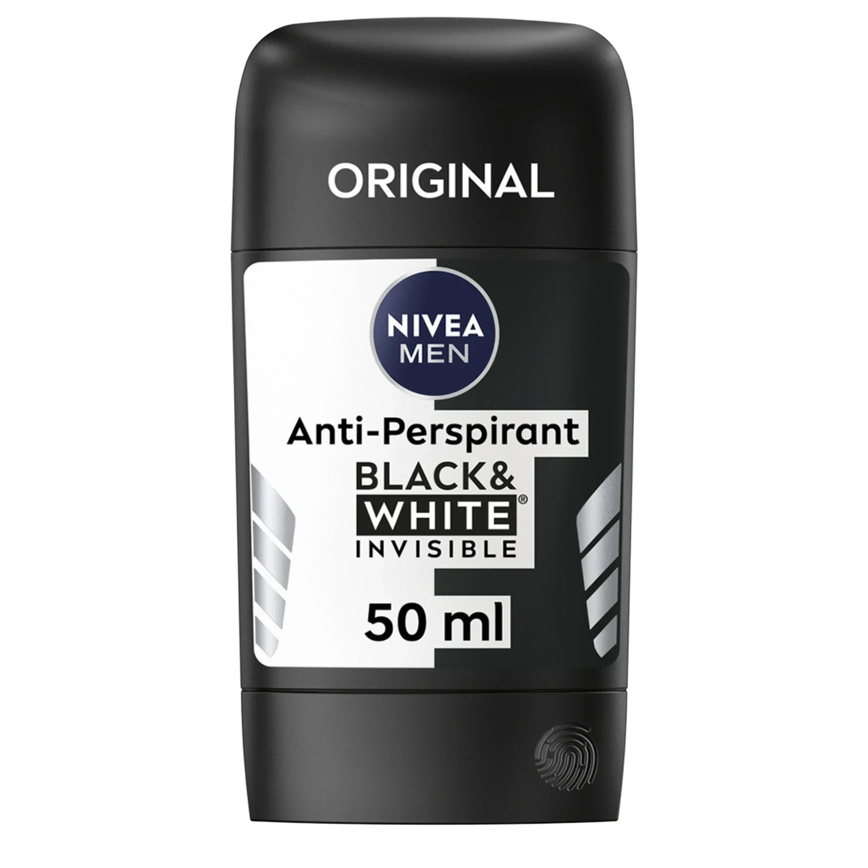 Nivea Men Deodorant Stick Black & White Anti-stain Invisible, 50ml