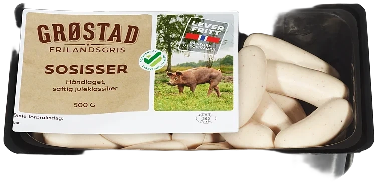 Sosisser 500g Grøstad