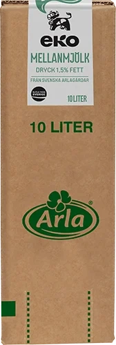 Lakfr Eko mellanmjölkdryck 1.5% BiB