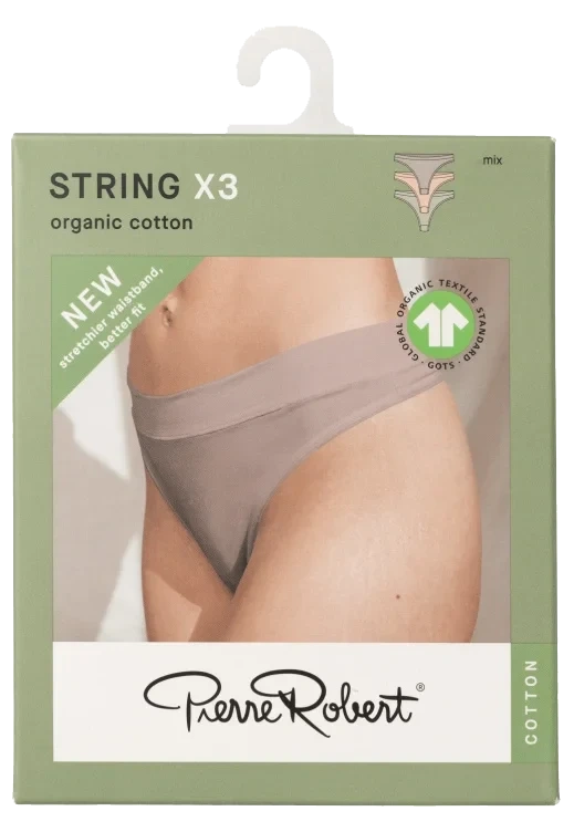 String Cotton Mix S 3stk Pierre Robert