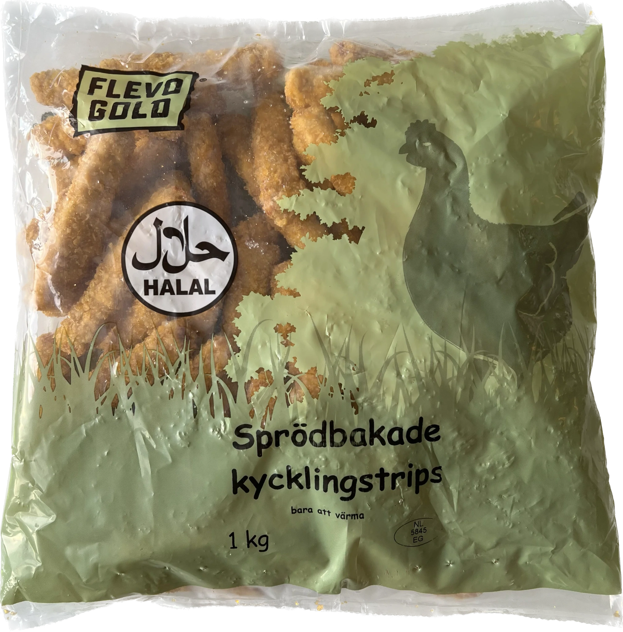 Sprödbakade strips