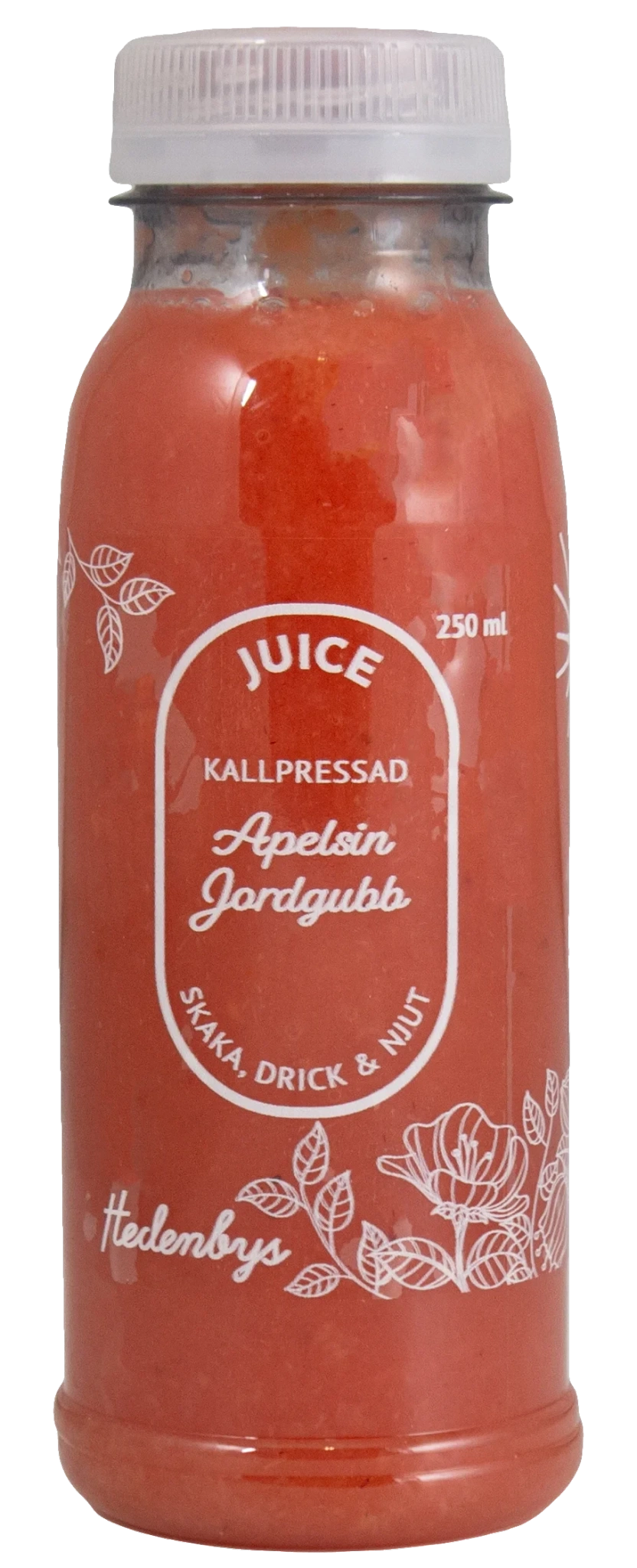 Apelsin-Jorgubb juice