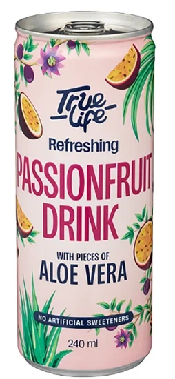 True Life Aloe Vera Drink Passionfruit 240ml