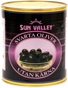 Oliver Svarta utan kärna 3 kg