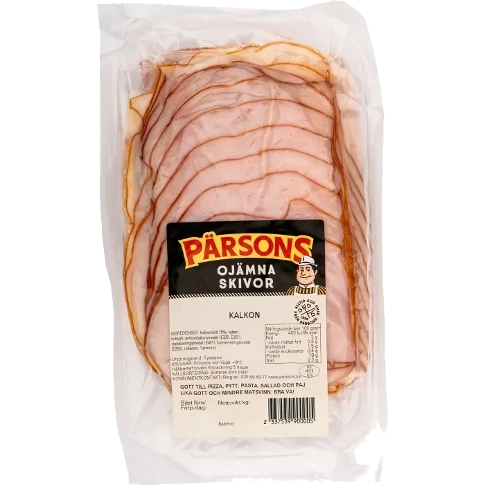 Rökt Kalkon Ojämna Skivor ca 300g Pärsons