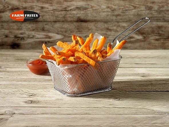FARM FRITES FROSEN Sötpotatis Pommes