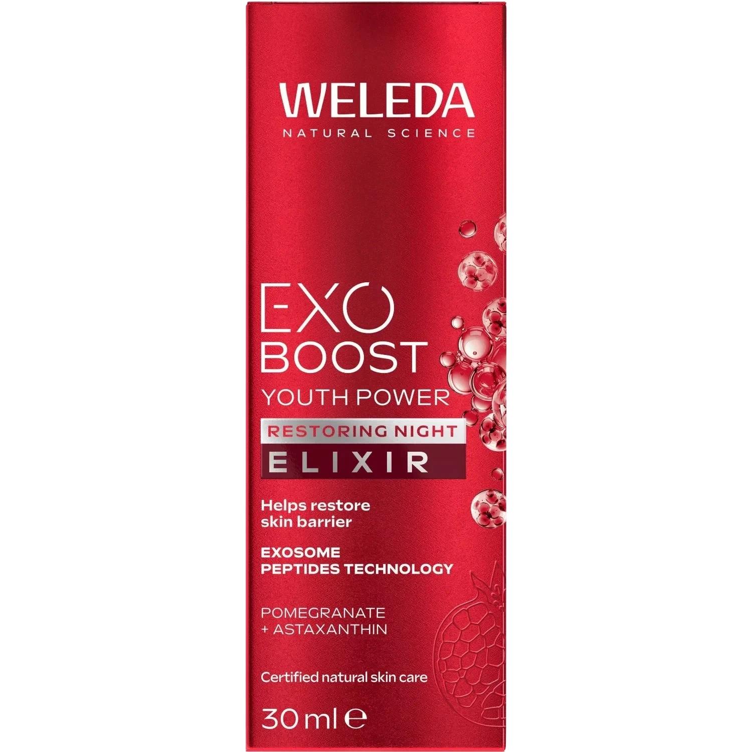 Weleda Exo Boost Youth Power Night Restoring Elixir Pomegranate