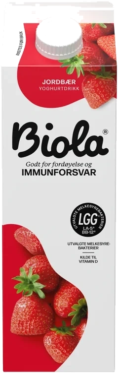 Biola jordbærdrikk      1000g