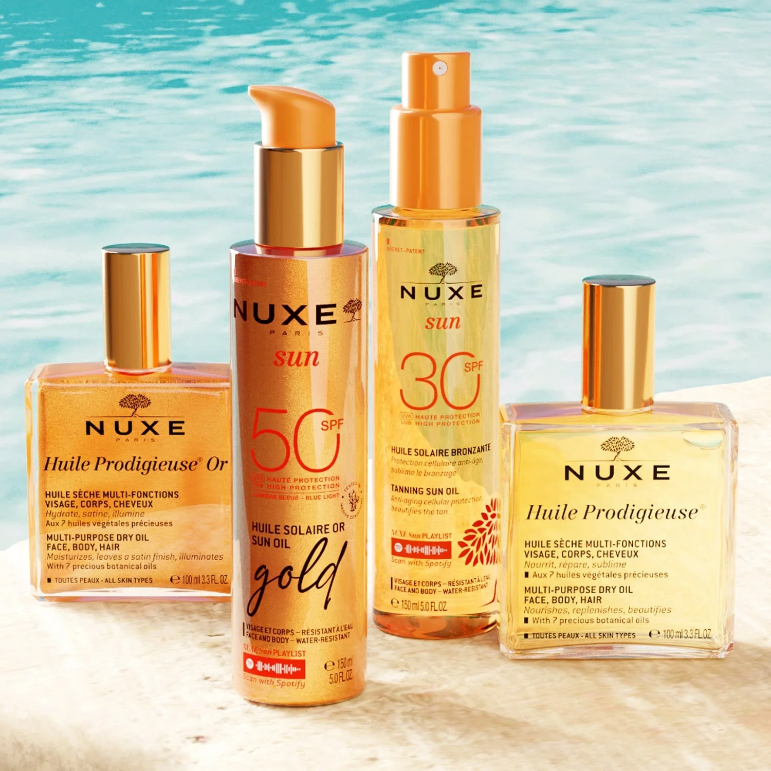 Nuxe Sun Tanning Oil Gold SPF50