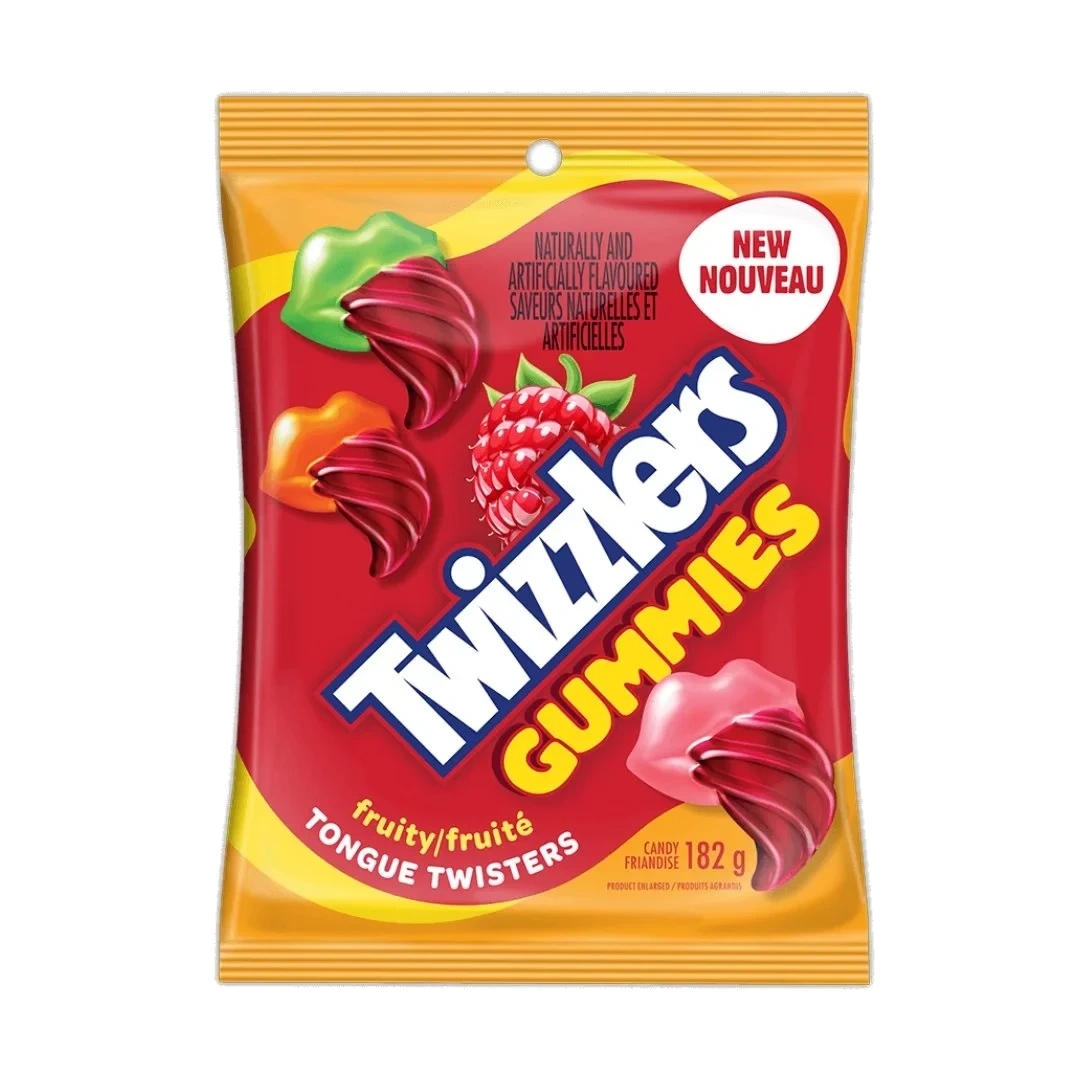 Twizzlers Gummies Fruity Tounge Twisters 182 g