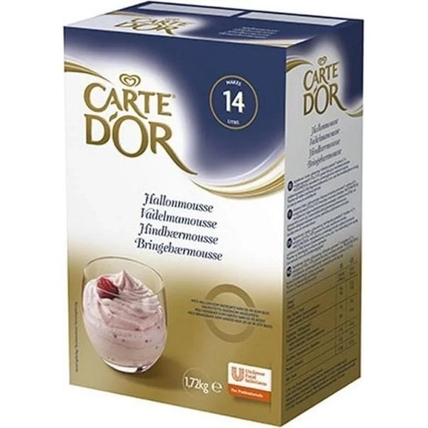 Bringebærmousse 1.72kg Pulver Carte D'or