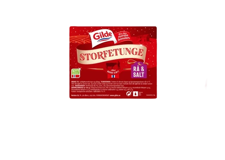 Storfetunge Stor Rå Salt Hel Pk