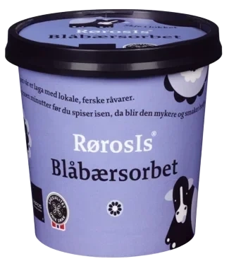 Rørosis Blåbærsorbet 130ml