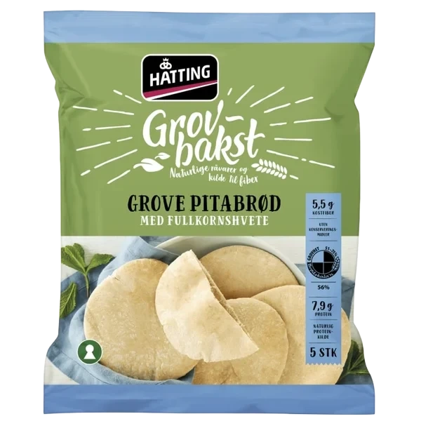 Pitabrød Grove 400g Hatting