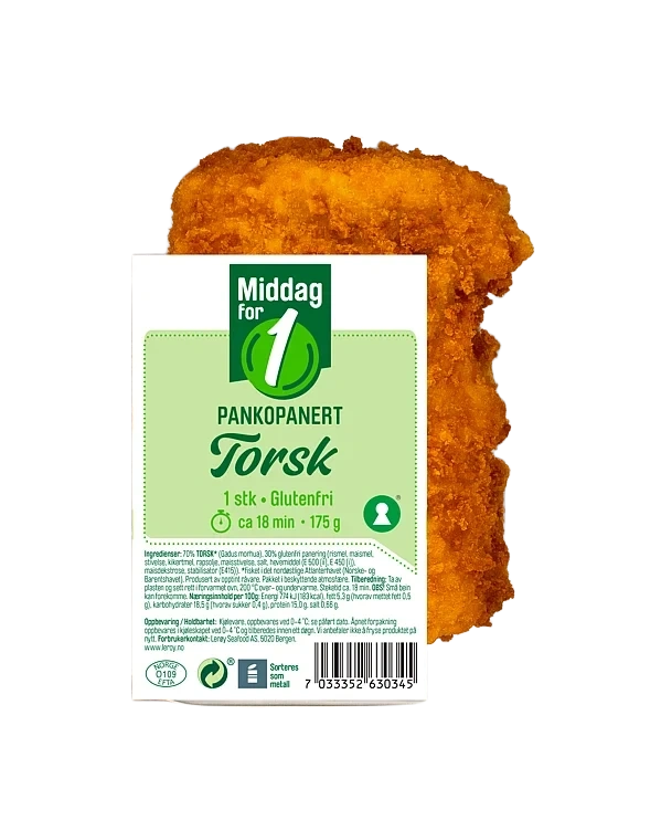 Torskefilet Pankopanert 175g Billig Middag