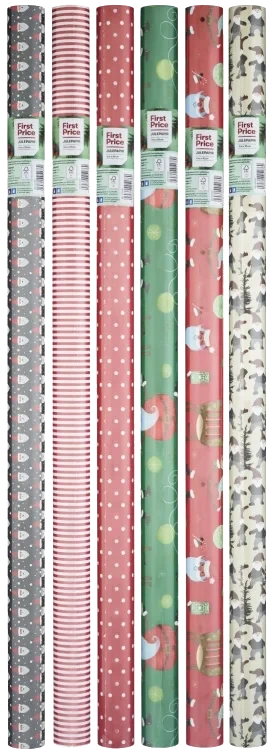 Julepapir Kraft 5mx70cm First Price