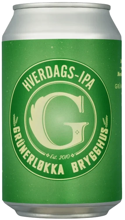 ¤Grünerløkka Brygghus Hverdags Ipa 0.33l