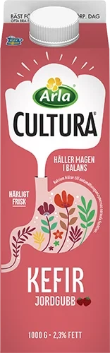 Cultura® Kefir jordgubb
