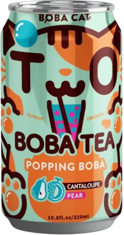 Boba Cat Cantaloupe Pear Tea 315ml