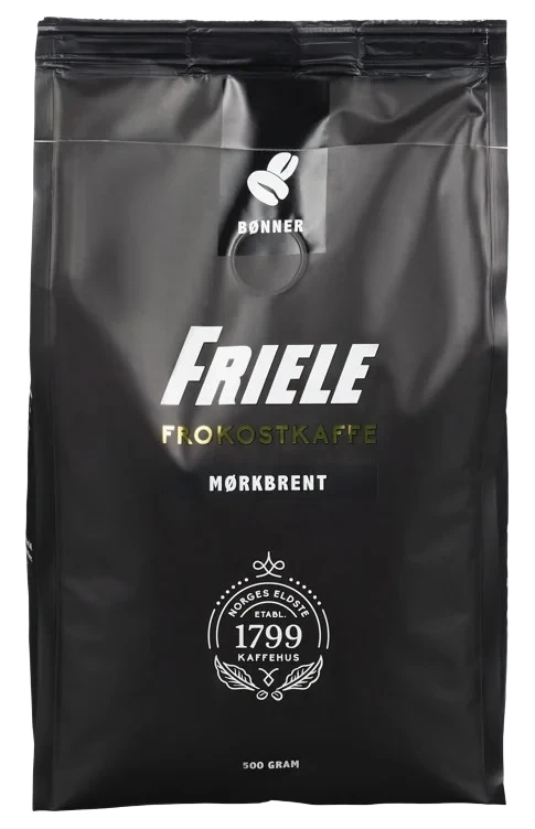 Friele Frokostkaffe mørkbrent hel
