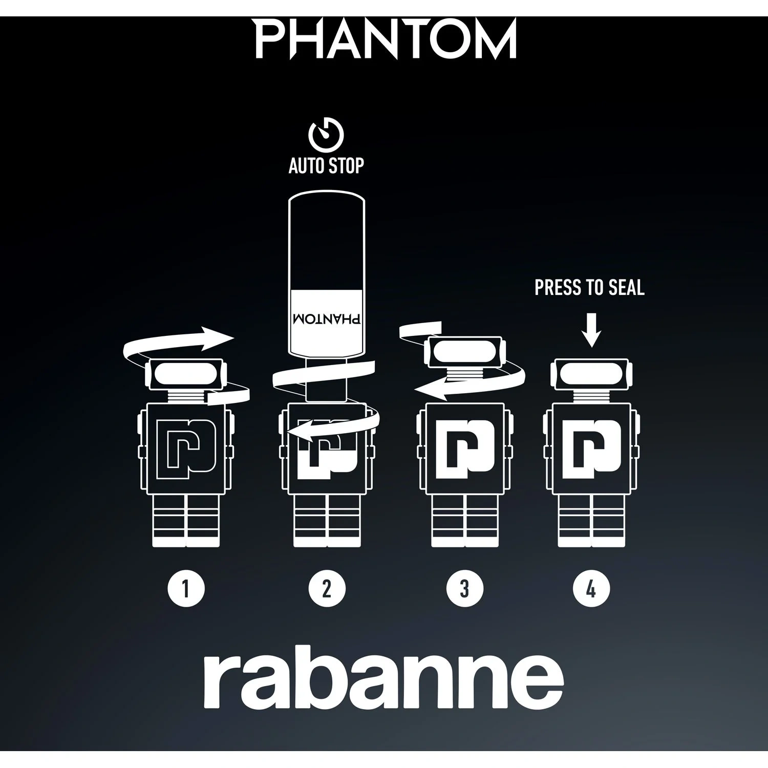 Rabanne Phantom Parfum 200 ml, Refill