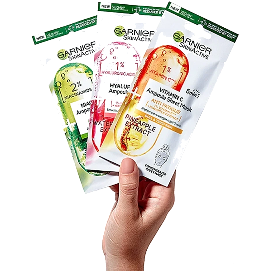 Garnier Skin Activ Ampoules Tissue Mask Hyaluronsyre ( Firming)