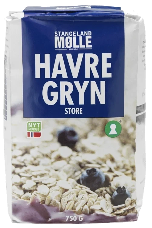 Havregryn Store 750g Stangeland Mølle