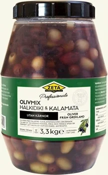 Olivmix, urkärnade