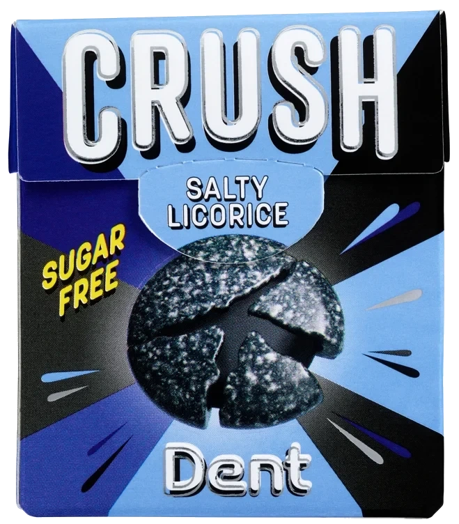 Dent crush salty licorice   25g