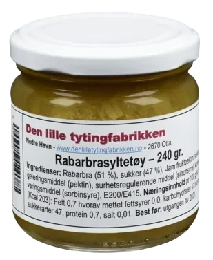 Rabarbrasyltetøy