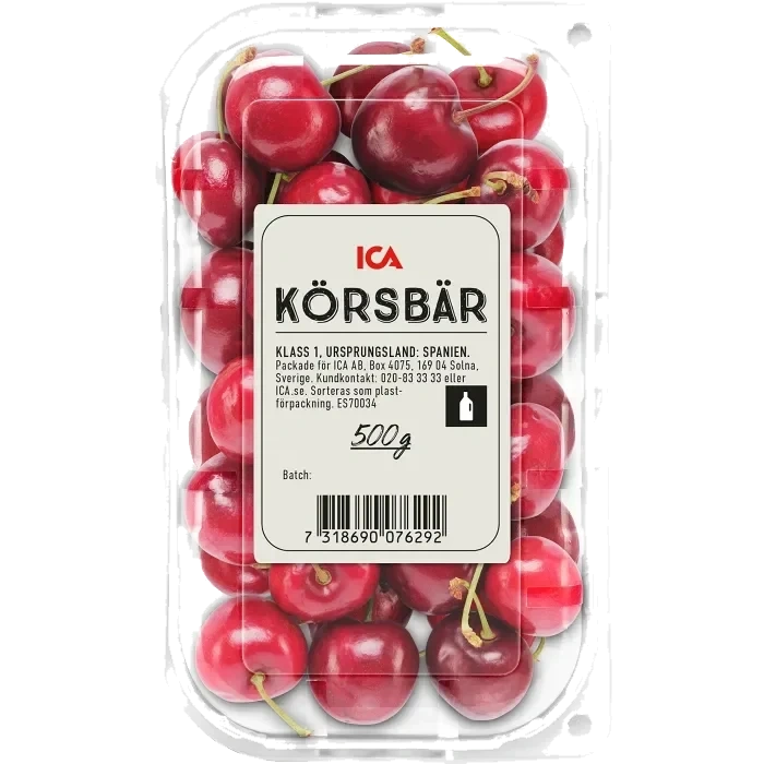 Körsbär 500g Klass 1 ICA