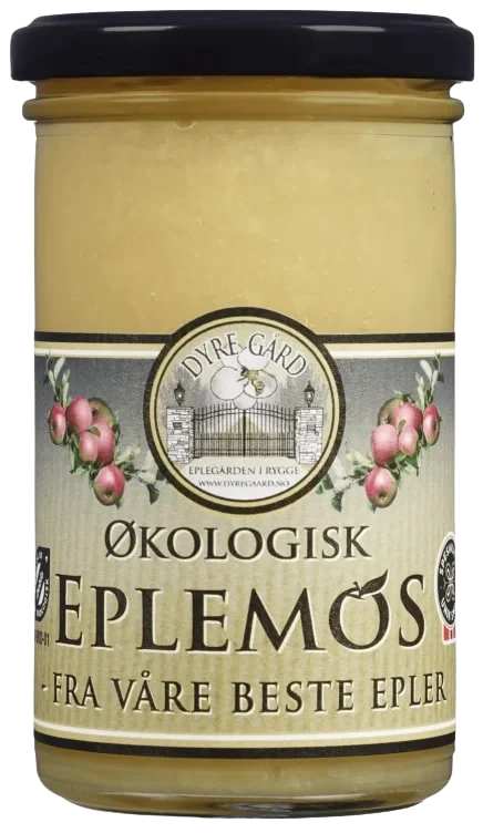 Eplemos Økologisk 320g Dyre Gård